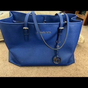 Michael Kors Jetset Travel Tote Cobalt  Blue